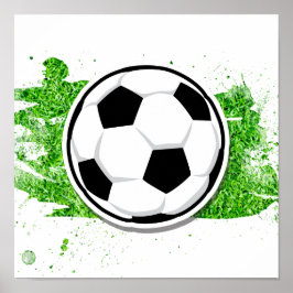 Kids Soccer Ball Little League Coaches Gift Poster