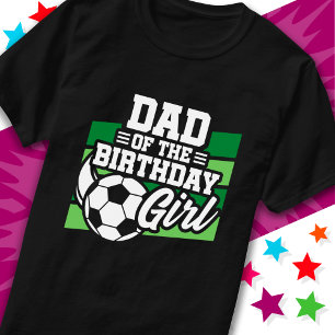 Kids Soccer Football Party Vater der Geburtstagska T-Shirt