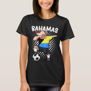 Kids Soccer Player Dabbing für Boys Bahamas Bahami T-Shirt