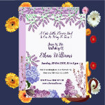 Kids Soft Blue Pastel Bud Lilac Hydrangea Geburtst Einladung<br><div class="desc">Ob Junge oder Junge, feiern Sie mit diesem sanften, beruhigenden, pastellfarbenen "Blue Birthday Party Invite" die Wende Ihres kleinen Blume Bud auf 5. Das Design ist mit blauen Blumen von Hydrangea, Lila und blauen Flachs Blüten und Knospen. Die Rückseite weist ein passendes Design auf. Wenn Ihnen dieses Kunstwerk gefällt, können...</div>