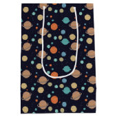 Kids Solar System Planets Saturn Jupiter Mars Mittlere Geschenktüte (Rückseite)