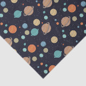 Kids Solar System Planets Saturn Jupiter Mars Seidenpapier (Ausschnitt)
