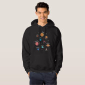 Kids Solar System Planets Wissen Weltraum Hoodie (Vorne ganz)