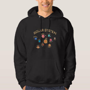 Kids Solar System Planets Wissen Weltraum Hoodie