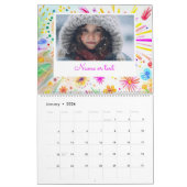 Kids sonnige Tage buntes Foto 2024 Kalender (Jan 2026)