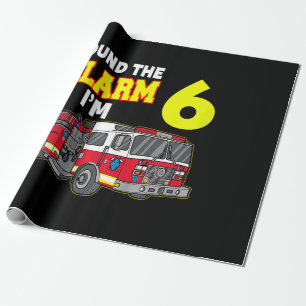 Kids Sound Alarm Im 6 Kinder Feuerwehrmann Feuerwe Geschenkpapier