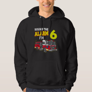 Kids Sound Alarm Im 6 Kinder Feuerwehrmann Feuerwe Hoodie