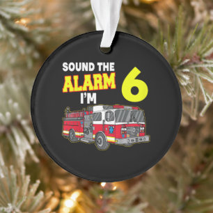 Kids Sound Alarm Im 6 Kinder Feuerwehrmann Feuerwe Ornament