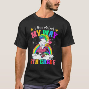 Kids spalten in sechste 6. Klasse Unicorn Squad P T-Shirt
