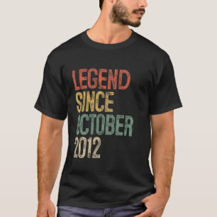Kids Spaß Legende seit Oktober 2012 8. Geburtstag  T-Shirt