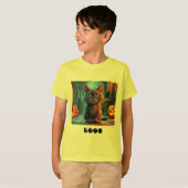 Kids Spooky Halloween Cat T - Shirt (Vorne ganz)