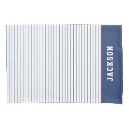 Kids Sports Strip Standard Kissen Kissenbezug