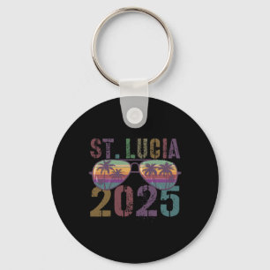 Kids St Lucia 2025 Reise Kreuzfahrt Urlaub passend Schlüsselanhänger