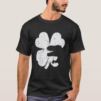 Kids St Patricks Day Dino Kleeblatt Saint Paddys T T-Shirt