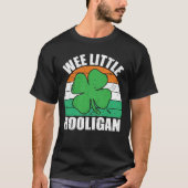 Kids St Patricks Day Irish Wee Little Hooligan T-Shirt (Vorderseite)