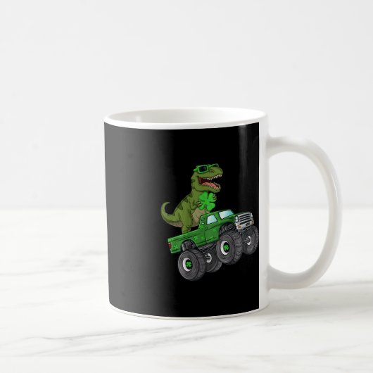Kids St Patricks Day Rex Monster Truck to Rex Kaffeetasse (Rechts)