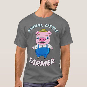 Kids Stolz kleine Bauer Shirt Schweinezucht Junge