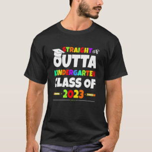 Kids Straight out Kindergarten Klasse von 2023 App T-Shirt