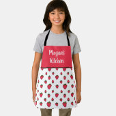 Kid's Strawberry Little Koch Daughter Name Schürze (Insitu)