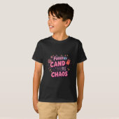 Kids Sugar Powered Tee | Angetrieben von Süßigkeit (Vorne ganz)