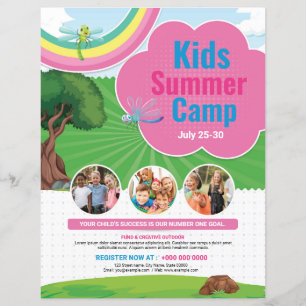 Kids Summer Camp Flyer