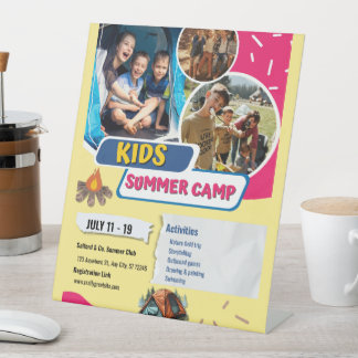 Kids Summer Camp Flyer, Kids Bootcamp Sommer Sockelschild