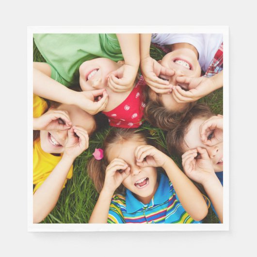 Kids Summer Fun Paper Serviette (Vorderseite)