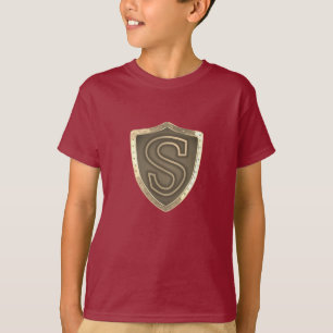 Kids Super Hero "S" Insigna T - Shirt