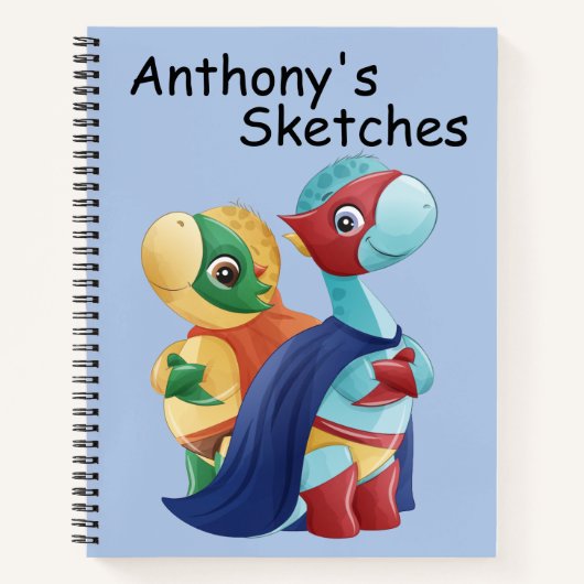 Kids Super Hero Sketch Notizblock (Vorderseite)