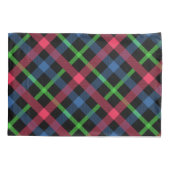 Kids Super Sports Tartan Personalisiert Kissenbezug (Rückseite)