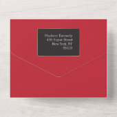 Kid's Superheld Phantastisch in einer Einladung (Rückseite)