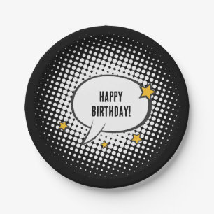 Kids Superhero Cartoon Movie Party Pappteller