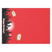 Kids Superhero Cartoon Movie Party Tischdecke (Vorderseite (Horizontal))