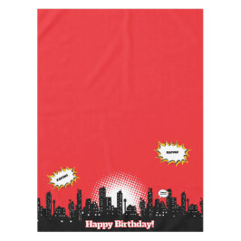 Kids Superhero Cartoon Movie Party Tischdecke