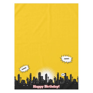Kids Superhero Cartoon Movie Party Tischdecke