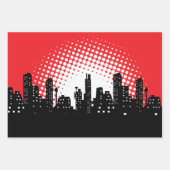 Kids Superhero Party Cartoon Movie Geschenkpapier Set (Vorderseite)