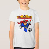 Kid's SUPERHEROES! T-Shirt Tri-Blend Shirt (Vorderseite)