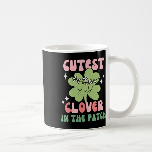 Kids süßester Klee im Patch Kleinkind Mädchen St P Kaffeetasse (Rechts)