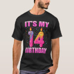 Kids Sweet Donut It's My 14th Birthday 14 Years Ol T-Shirt<br><div class="desc">Kids Sweet Donut It's My 14th Birthday 14 Years Old Gift Sweatshirt</div>