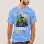 Kids T Rex Dinosaur Monster Truck 4th Birthday  T-Shirt<br><div class="desc">Kids T Rex Dinosaur Monster Truck 4th Birthday  .</div>