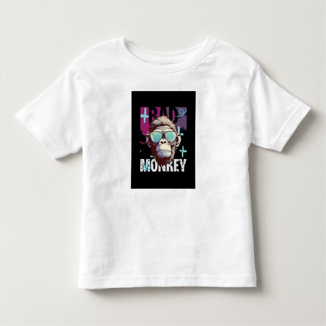 Kid's T - Shirt - Affen Design T - Shirt (Vorderseite)