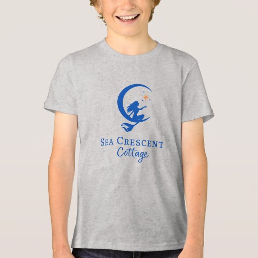 Kids T - Shirt Sea Crescent Hütte Logo (Vorderseite)