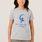 Kids T - Shirt Sea Crescent Hütte Logo (Vorderseite)
