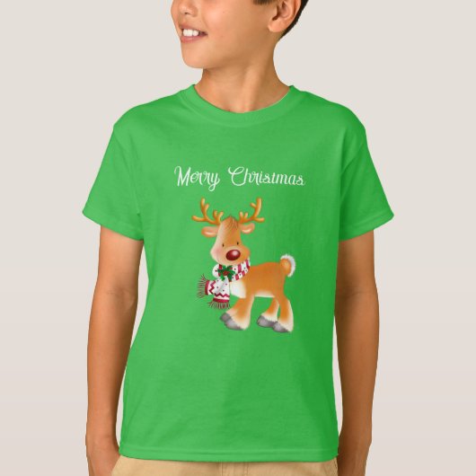 Kids T - Shirts Holiday Rudolph (Vorderseite)