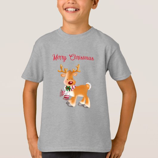 Kids T - Shirts Holiday Rudolph (Vorderseite)
