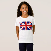 Kid's T-Shirts mit Britischer Flagge (Vorne ganz)