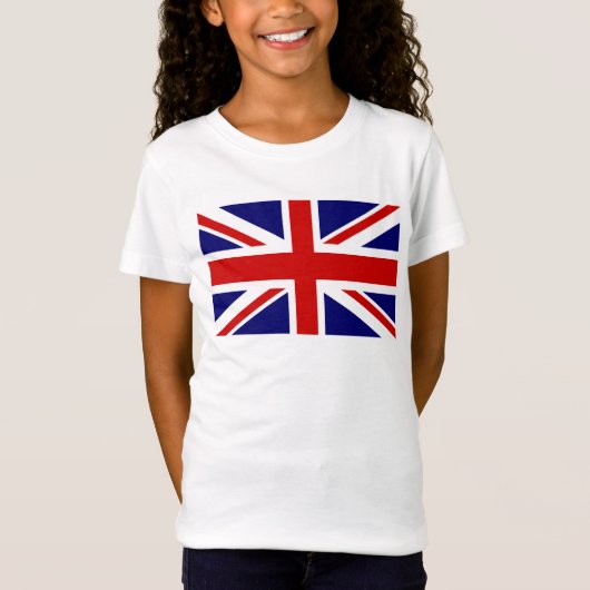 Kid's T-Shirts mit Britischer Flagge (Vorderseite)
