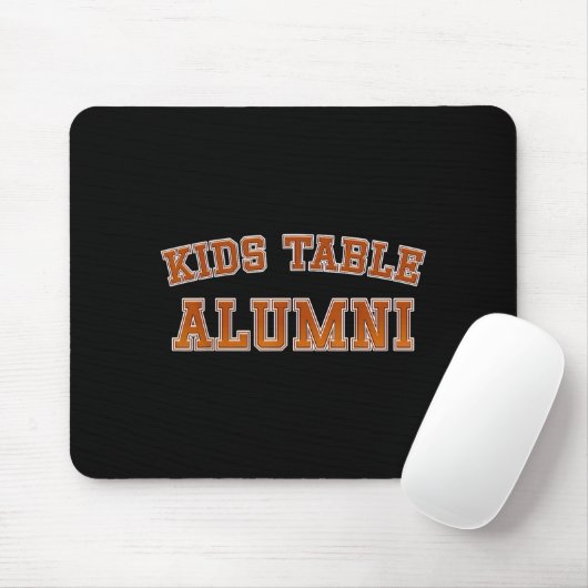 Kids Table Alumni Thanksgiving Fun Family Gatherin Mousepad (Mit Mouse)