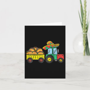 Kids Taco Tractor Cinco De Mayo Mexicanisches Fest Karte