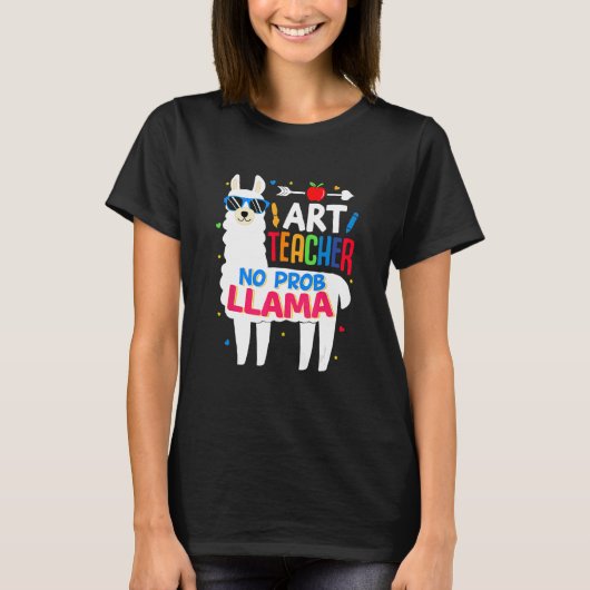 Kids Teacher Llama First Day Of School 1st T-Shirt (Vorderseite)
